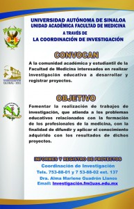 CONVOCATORA REGISTRO PROYECTOS INVESTIGACION EDUCATIVA